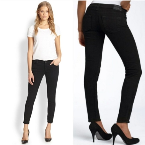 True Religion Denim - True Religion black skinny jeans size 28
